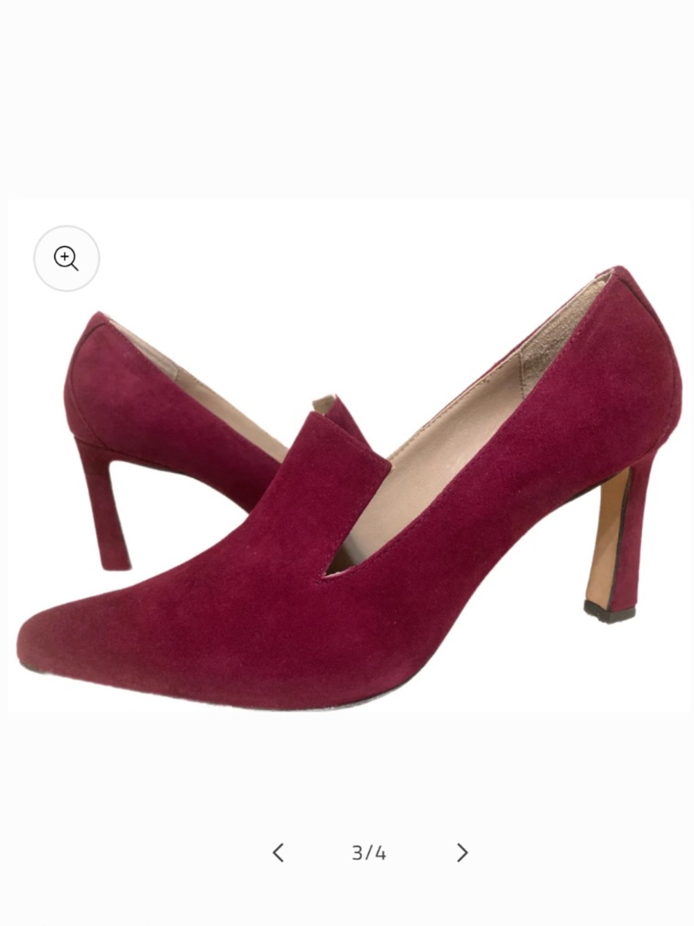 🧋Donald J Pliner suede burgundy heels 9.5